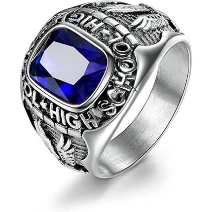 Custom Logo Signet High School  University College Graduation Rings  Champion Rings