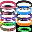  Custom logo Silicon wrist bands