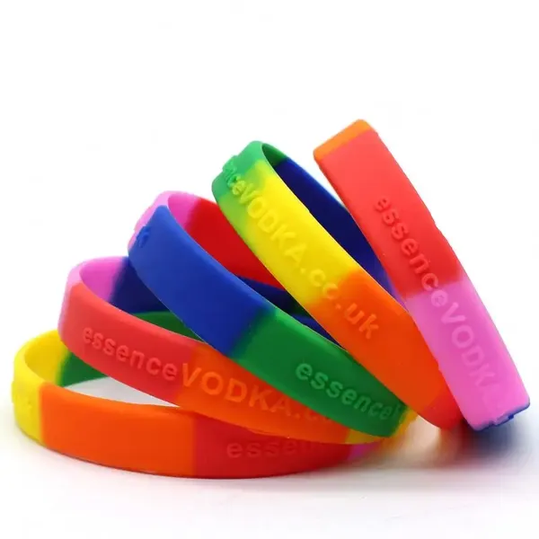  Custom logo Silicon wrist bands