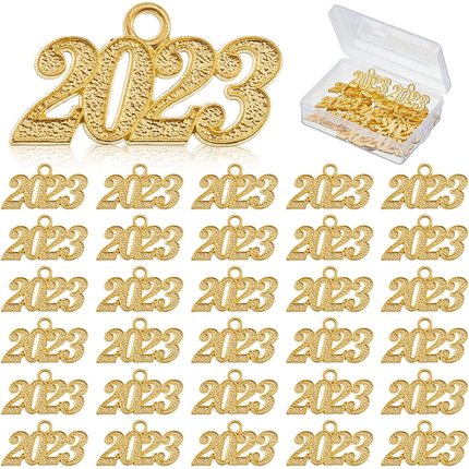  2023 Year Charm for Graduation Tassel Graduation Charm Pendant