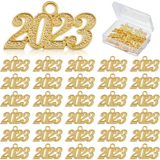  2023 Year Charm for Graduation Tassel Graduation Charm Pendant