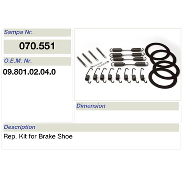 salsissimus et sex parts reparatione ornamentum pro bpw calceamentum fregit 09.801.02.04.0