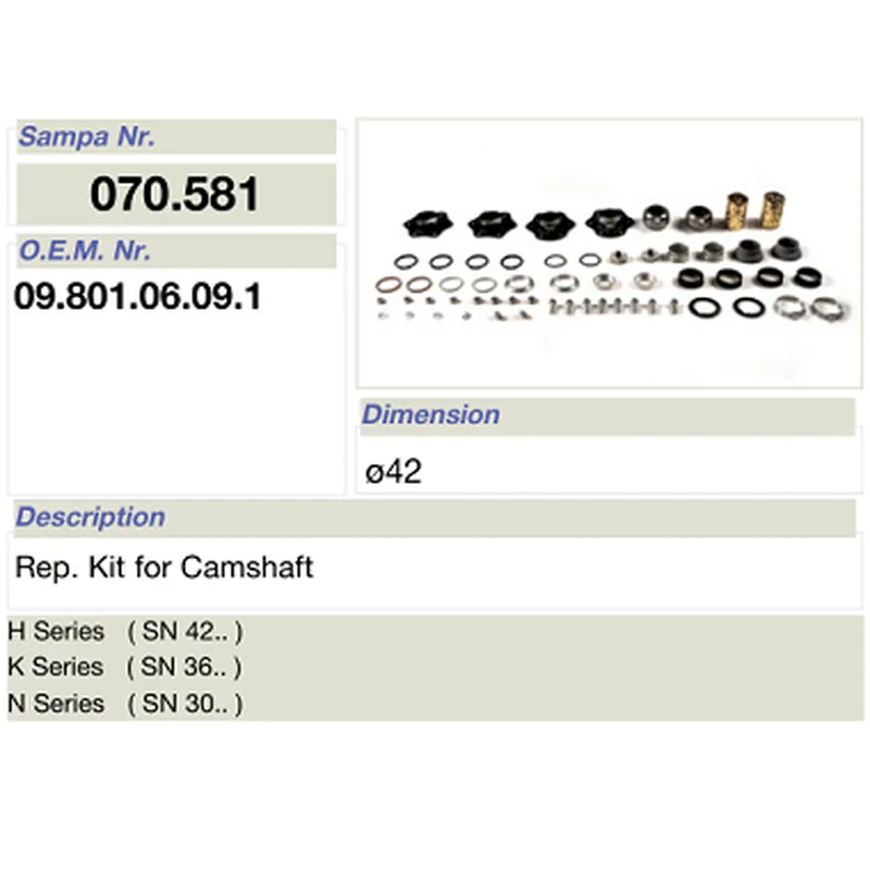 mat car reparatione ornamentum pro bpw camshaft 09.801.06.09.1