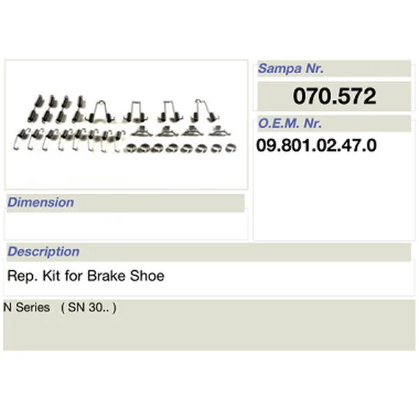 salsissimus et sex parts reparatione ornamentum pro bpw calceamentum fregit 09.801.02.47.0