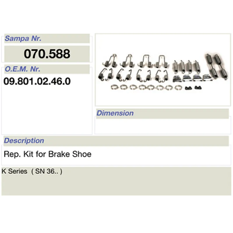 salsissimus et sex parts reparatione ornamentum pro bpw calceamentum fregit 09.801.02.46.0