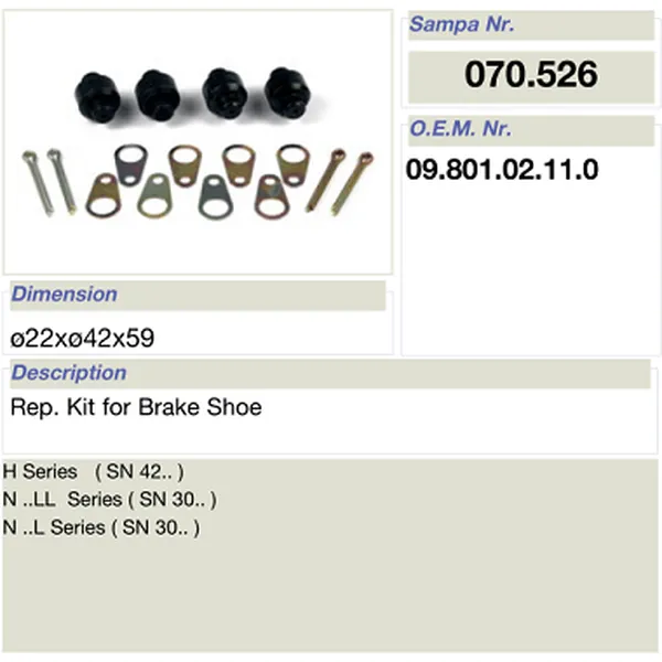 salsissimus et sex parts reparatione ornamentum pro bpw calceamentum fregit 09.801.02.11.0