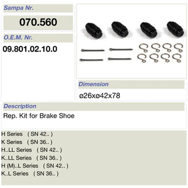 salsissimus et sex parts reparatione ornamentum pro bpw calceamentum fregit 09.801.02.10.0