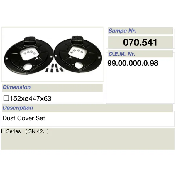 mat car- truck et sex parts pulvis cover for bpw 14t/12t/9t