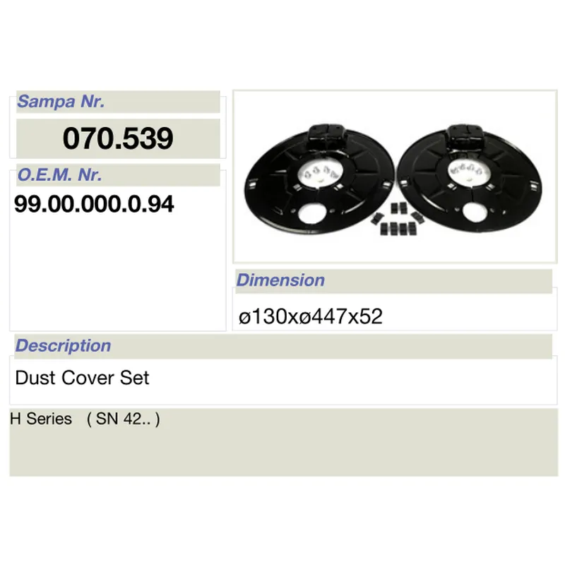 mat car- truck et sex parts pulvis cover for bpw 14t/12t/9t