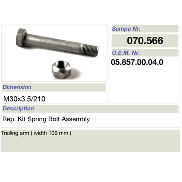 mat car- repair ornamentum pro bpw ver fulminis contionem 05.857.00.04.0