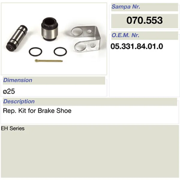 salsissimus et sex parts reparatione ornamentum pro bpw calceamentum fregit 05.331.84.01.0