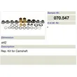 salsissimus et sex parts reparatum ornamentum sampa camshaft 070,547