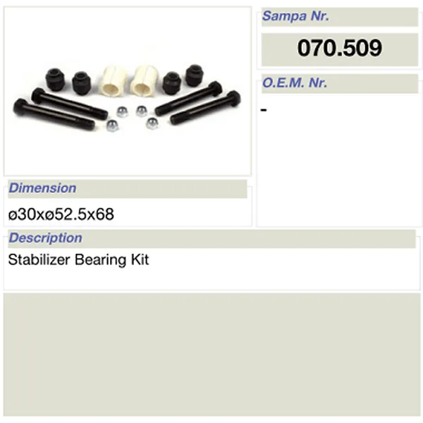 mat car reparatione ornamentum pro sampa stabilitorque gestans ornamentum 070,509