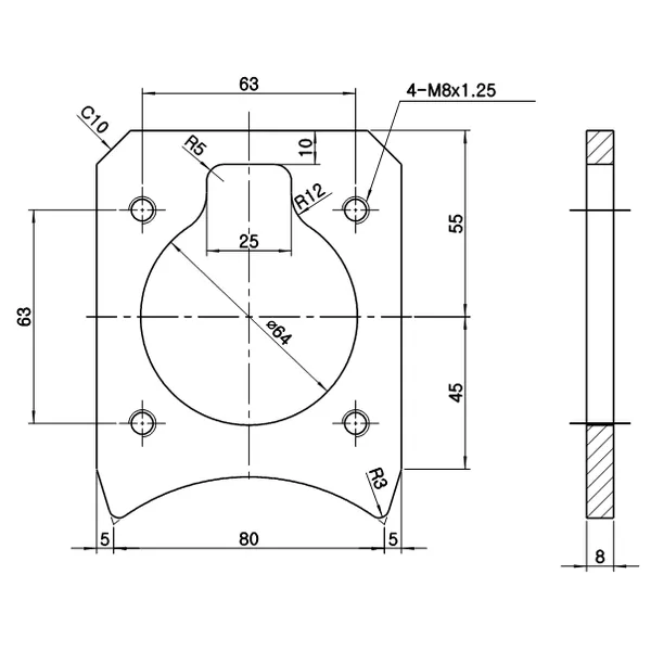 mat car- truck sequor parts cam bak't pro a11-5102