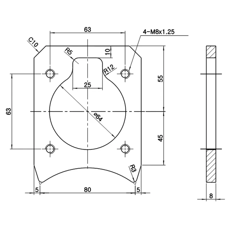 mat car- truck sequor parts cam bak't pro a11-5102