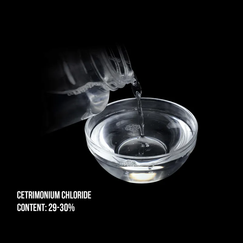 Mat Vehicle- Chemical products-  Cetrimonium Chloride(and) Water - CAS No.: 112-02-7