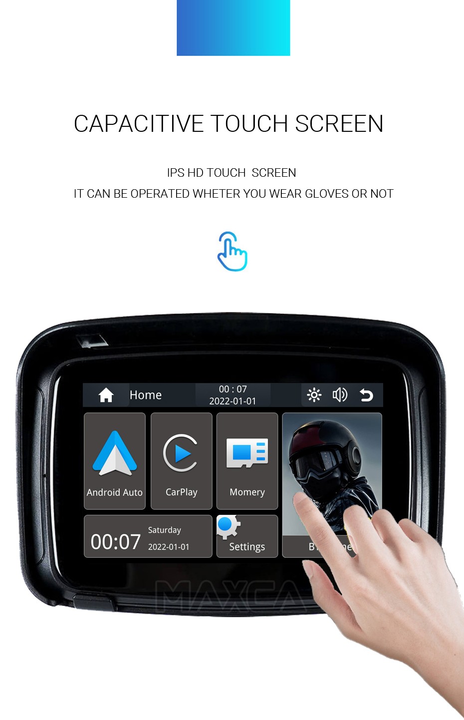 Ottocast Lite C5 Motorcycle / Scooter CarPlay Android Auto Display Screen  Review 
