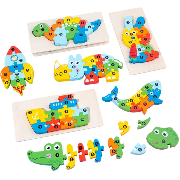 Wooden jigsaw puzzle 20.5*10.5*0.5cm