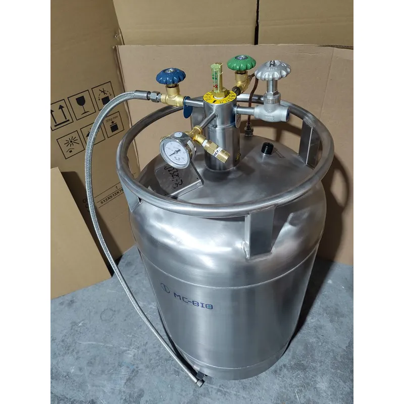 MC-BIO | liquid nitrogen transfer device, cryo pressure, 230L dewar