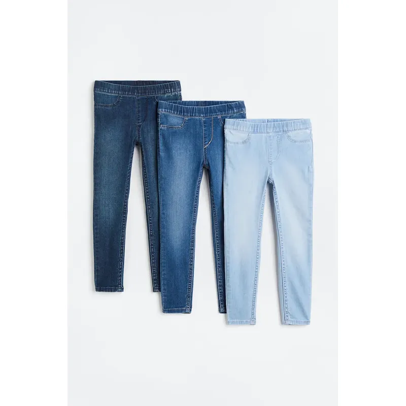 Girls’ Light Blue Slim Fit Denim Trousers | Stylish and Comfortable Jeans