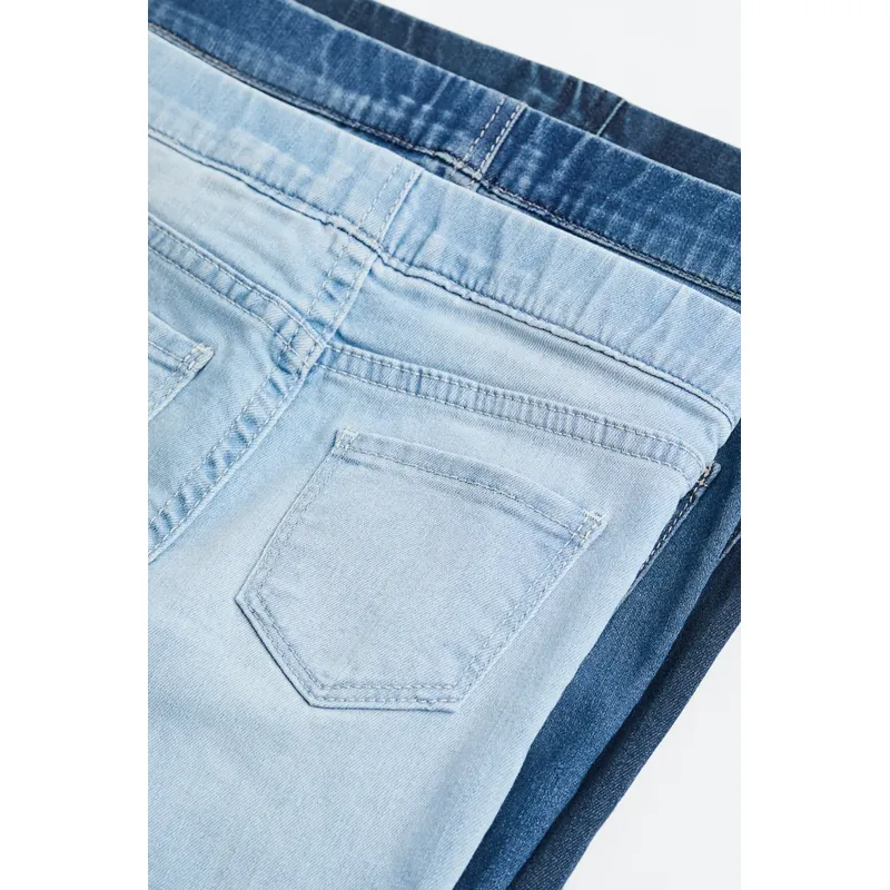 Girls’ Light Blue Slim Fit Denim Trousers | Stylish and Comfortable Jeans