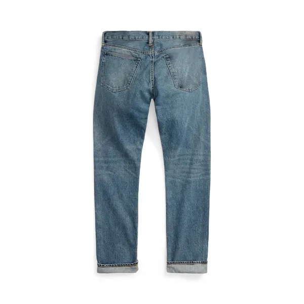 Washed Vintage Blue Jeans | Distressed Denim for a Classic Look