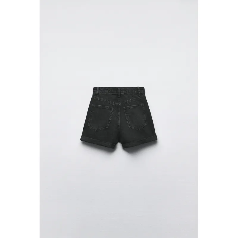 High Waist Loose Denim Shorts | Comfort Fit Casual Shorts