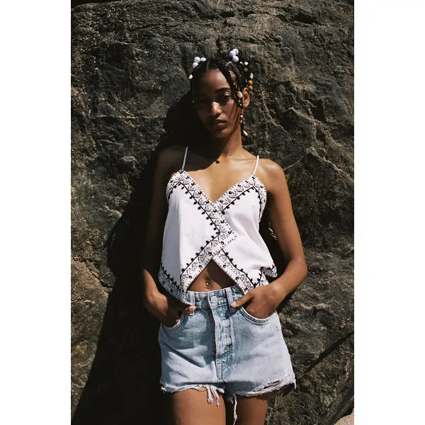 High Waist Denim Shorts - Light Blue | Trendy and Comfortable