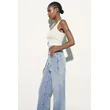 Light Blue Wide-Leg High-Rise Jeans | Long and Stylish