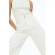 Women’s White High Waisted Loose Jeans | Trendy and Comfortable