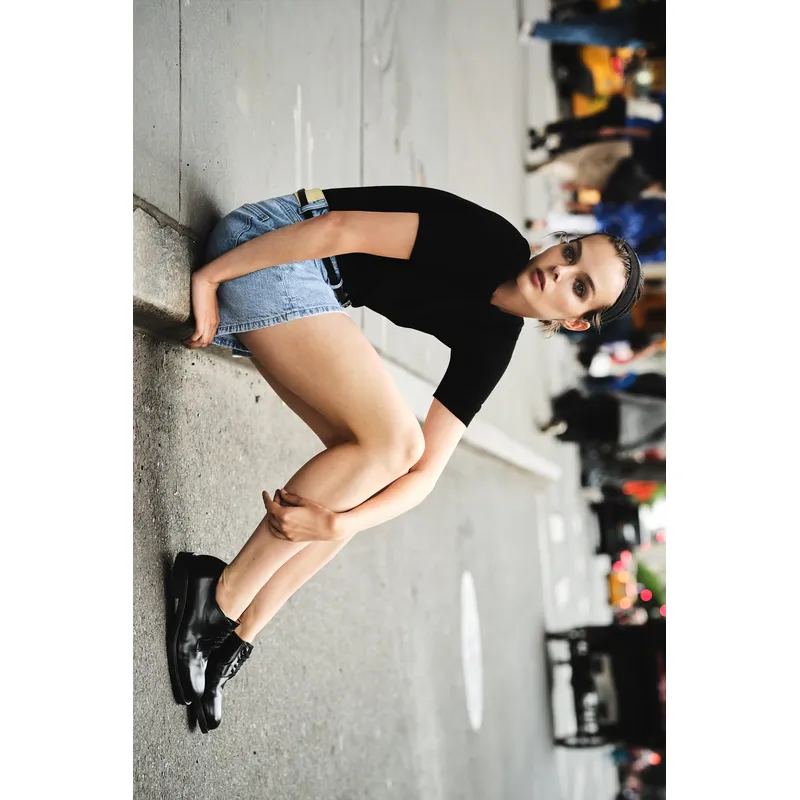 High-Rise Relaxed Fit Denim Shorts | Comfortable and Stylish