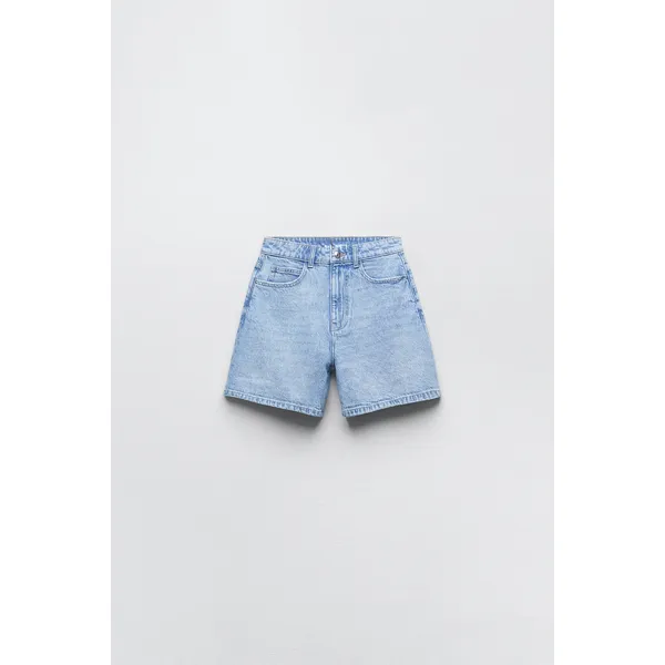 High-Rise Relaxed Fit Denim Shorts | Comfortable and Stylish