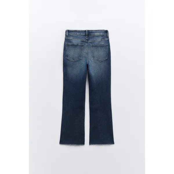 Blue High Rise Flared Jeans | Stylish and Flattering