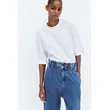 Medium Blue High Rise Paperbag Relaxed Jeans | Trendy and Comfortable