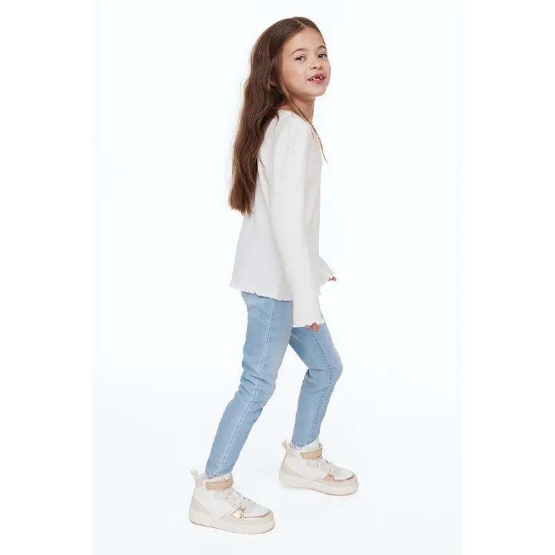 Toddler Cute Jeans | Sky Blue Slightly Loose | Comfortable and Adorable