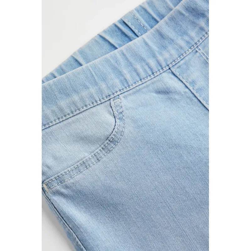 Toddler Cute Jeans | Sky Blue Slightly Loose | Comfortable and Adorable