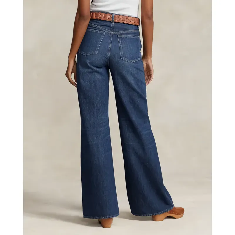 Ladies High Waist Wide Leg Jeans | Trendy and Comfortable