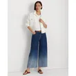Gradient Cropped High-Rise Wide-Leg Jeans | Bold and Fashionable