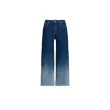 Gradient Cropped High-Rise Wide-Leg Jeans | Bold and Fashionable