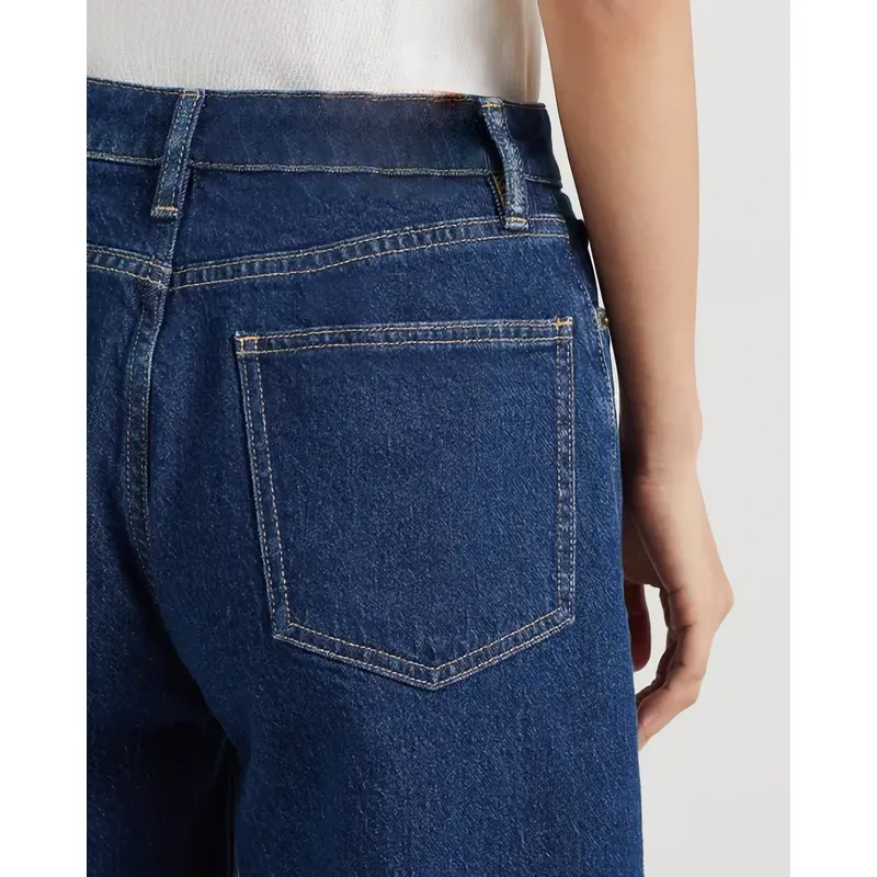 Gradient Cropped High-Rise Wide-Leg Jeans | Bold and Fashionable