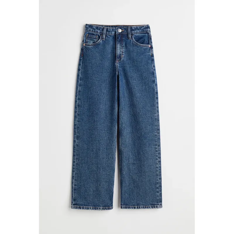 Dark Denim Relaxed High Rise Jeans | Comfortable and Versatile