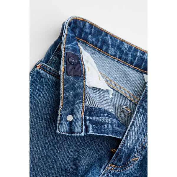 Dark Denim Relaxed High Rise Jeans | Comfortable and Versatile