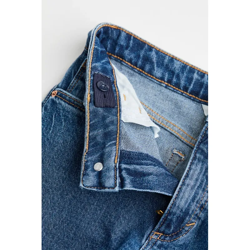 Dark Denim Relaxed High Rise Jeans | Comfortable and Versatile