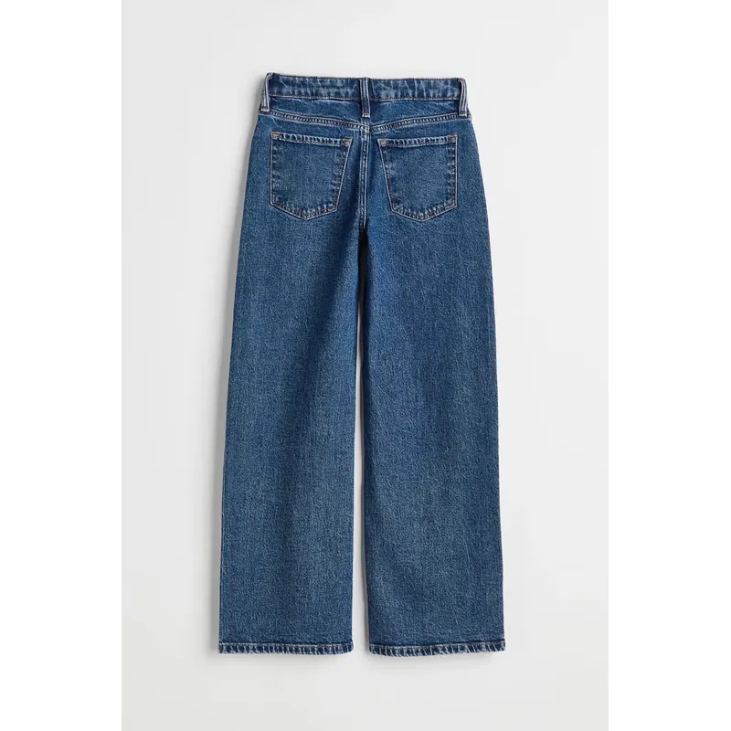 Dark Denim Relaxed High Rise Jeans | Comfortable and Versatile