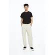 Men’s Creamy Loose Worker’s Jeans | Comfortable and Functiona