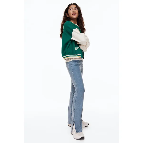 Light Denim Blue Flared Denim Inner Leggings | Stylish and Comfortable