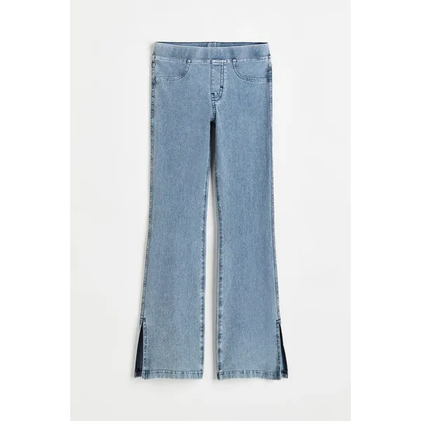 Light Denim Blue Flared Denim Inner Leggings | Stylish and Comfortable