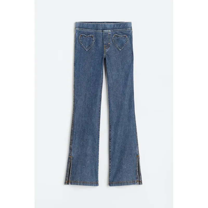 Women’s Slim Mid-High Waist Flared Jeans | Stylish and Figure-Flattering