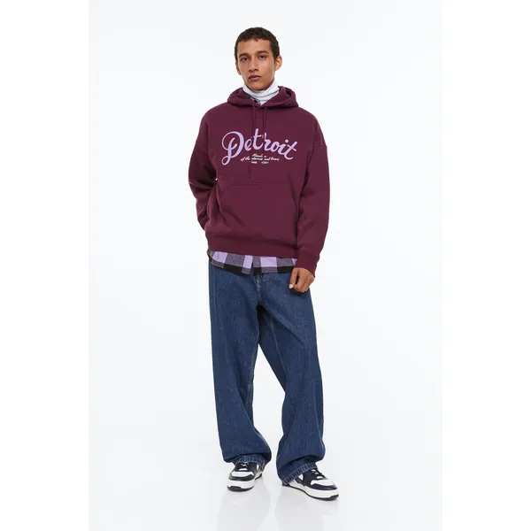 Dark Denim Blue Wide Denim Pants for Men | Stylish and Comfortable