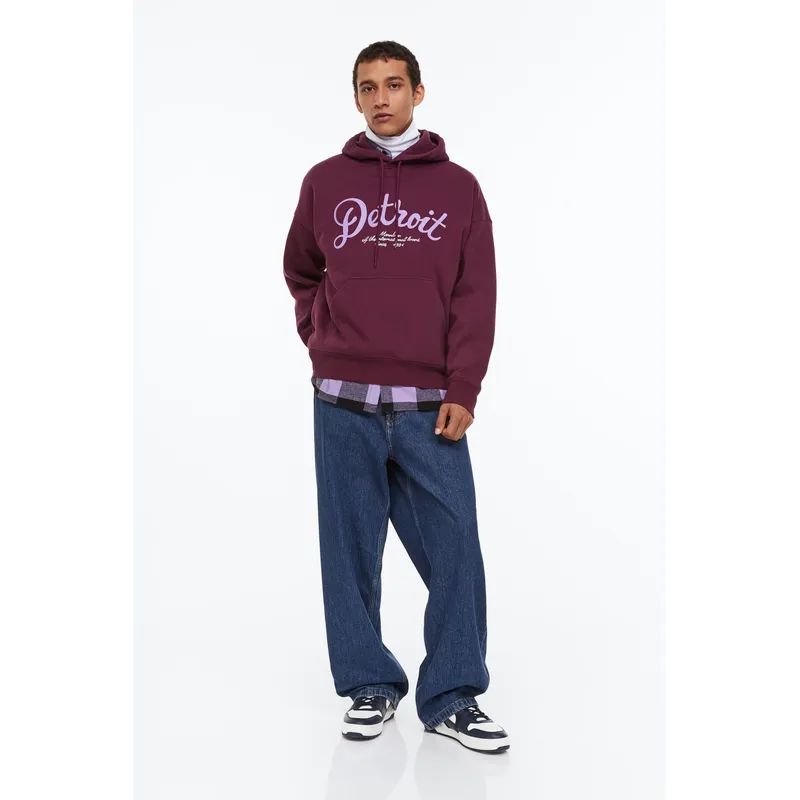 Dark Denim Blue Wide Denim Pants for Men | Stylish and Comfortable